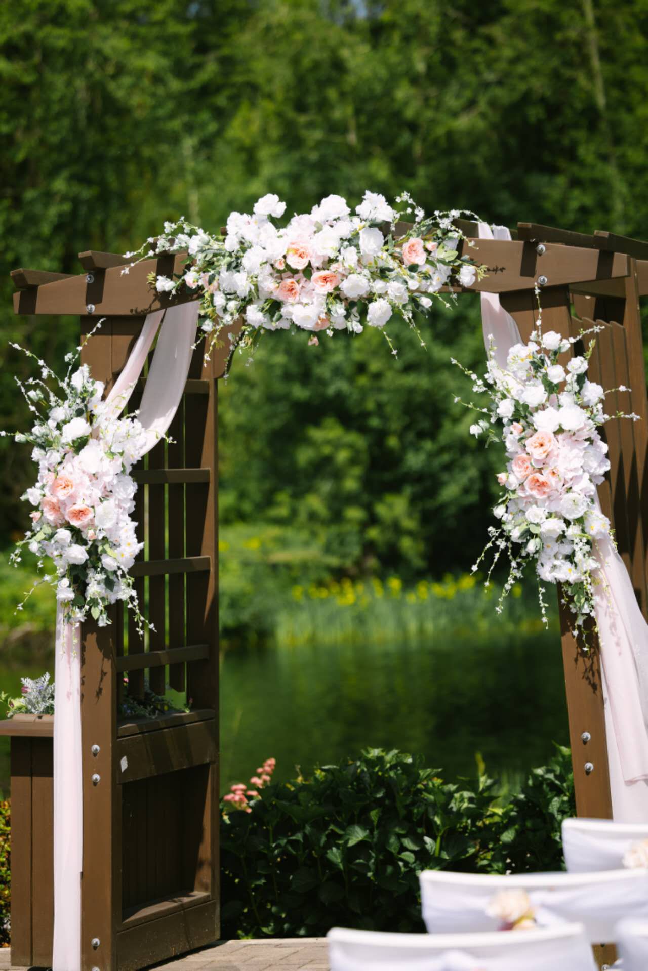 WEDDING-SILK FLOWER FLORAL HANGINGS